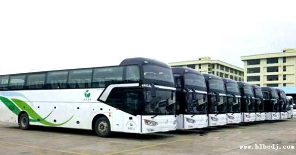 呼倫貝爾租車_海拉爾旅游租車_33至45座金龍大巴車隊